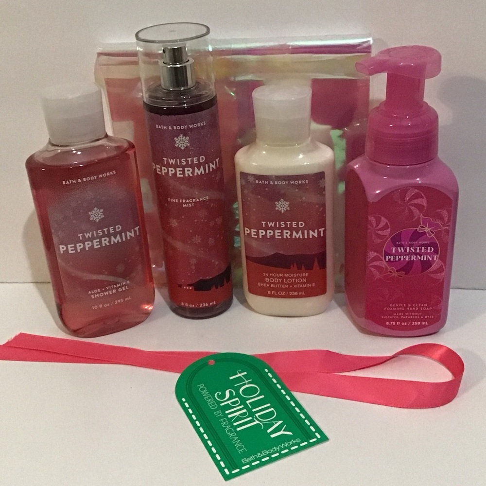 Bath & Body Works Twisted Peppermint Gift Set Collection